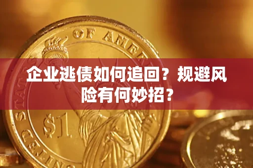 北京企业逃债如何追回？规避风险有何妙招？