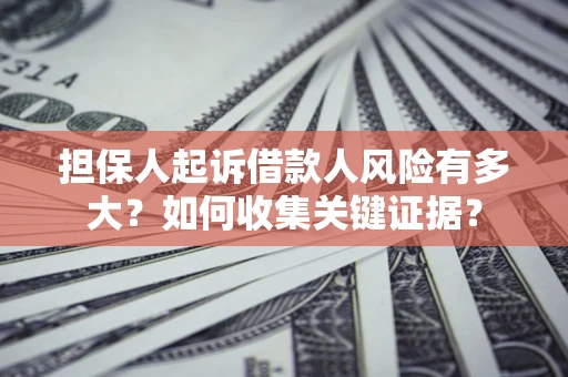 北京担保人起诉借款人风险有多大？如何收集关键证据？