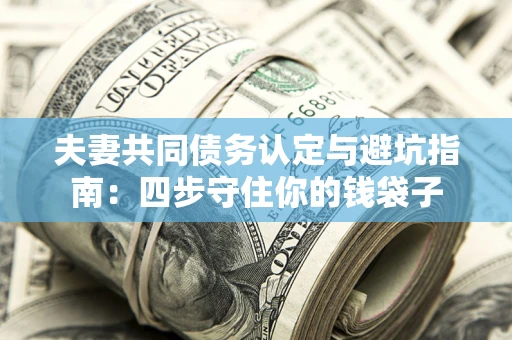北京夫妻共同债务认定与避坑指南：四步守住你的钱袋子