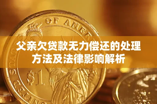 北京父亲欠贷款无力偿还的处理方法及法律影响解析