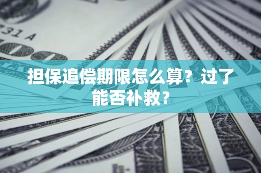北京担保追偿期限怎么算？过了能否补救？